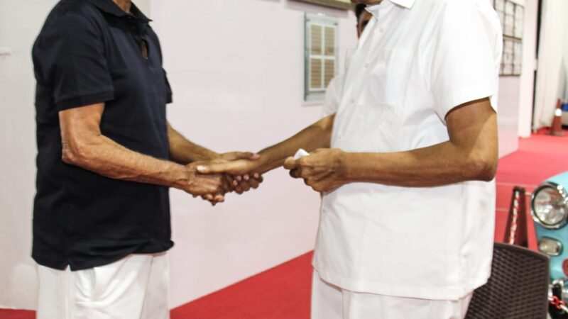 Superstar Rajinikanth visited AVM Heritage Museum