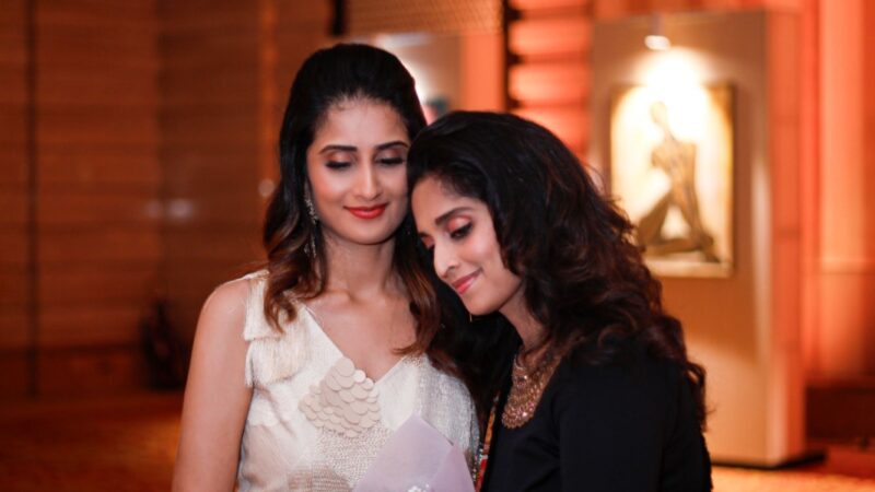 Actress Shamlee’s solo art show “SHE” Mani Ratnam and Music Director A.R. Rahman visit