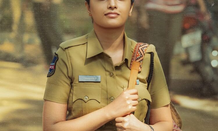 Adore The Innocent Cop Charulatha, Priyanka Mohan’s First Look From Natural Star Nani, Vivek Athreya, DVV Entertainment Pan India Film Surya’s Saturday Unleashed